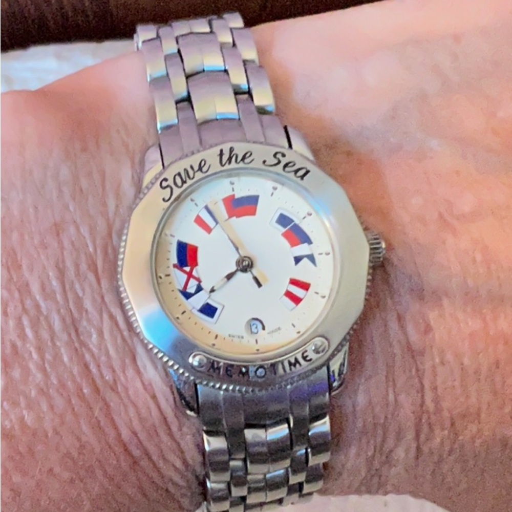 Corum “Save the Sea“ Memotime Rare Timepiece w/Original Box Case